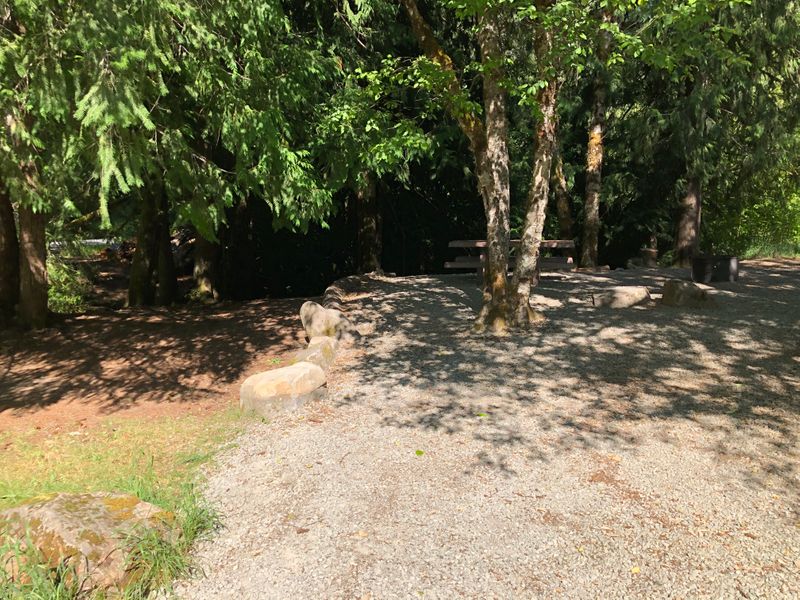 Site 6, Lake Harriet Campground, OR
