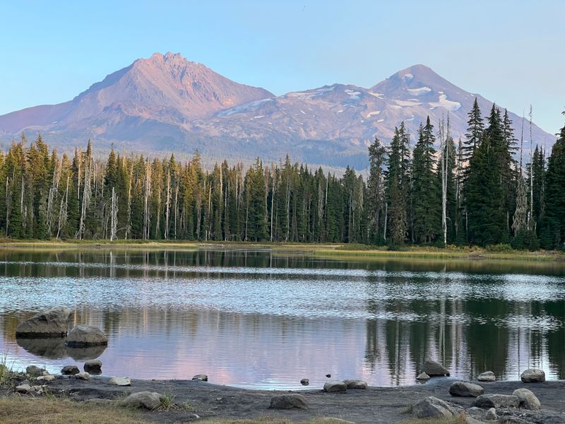 Scott Lake, on the McKenzie Pass, OR