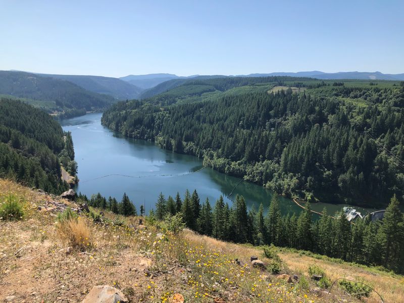 Above the Clackamas River near Estacada, OR